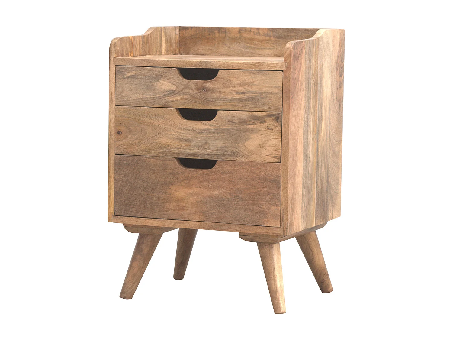 Artisan Furniture Solid Wood 3 Drawer Gallery Bedside