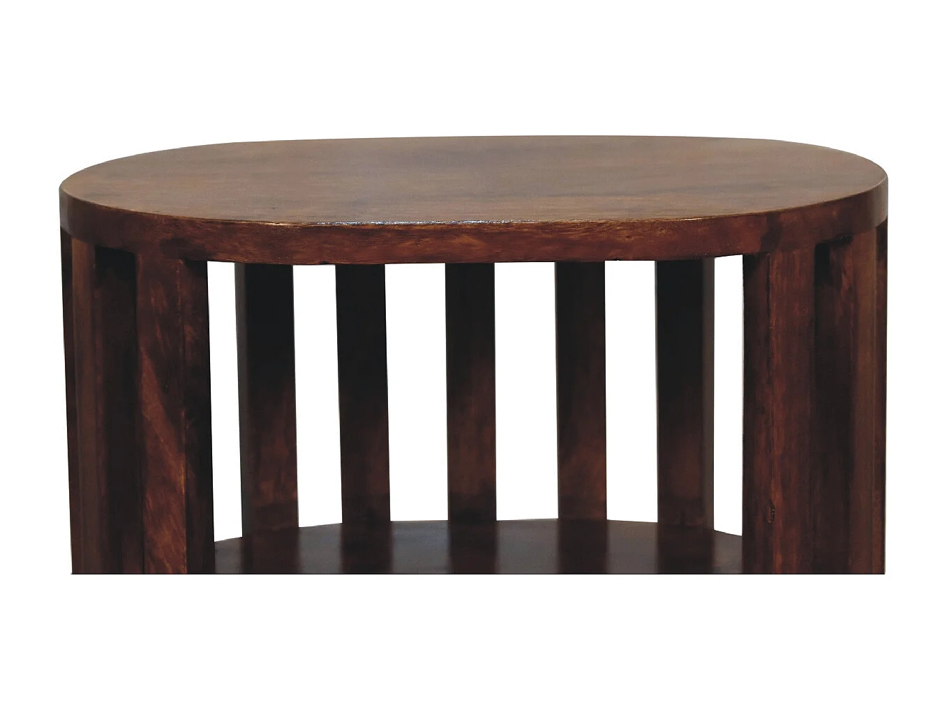 Artisan Furniture Solid Wood Ariella Double Shelf Chestnut Bedside