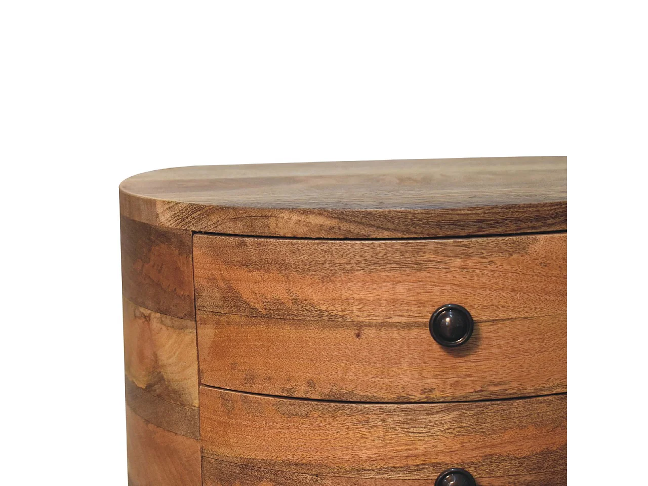 Artisan Furniture Solid Wood Odyssey Oak-ish Tripod Bedside