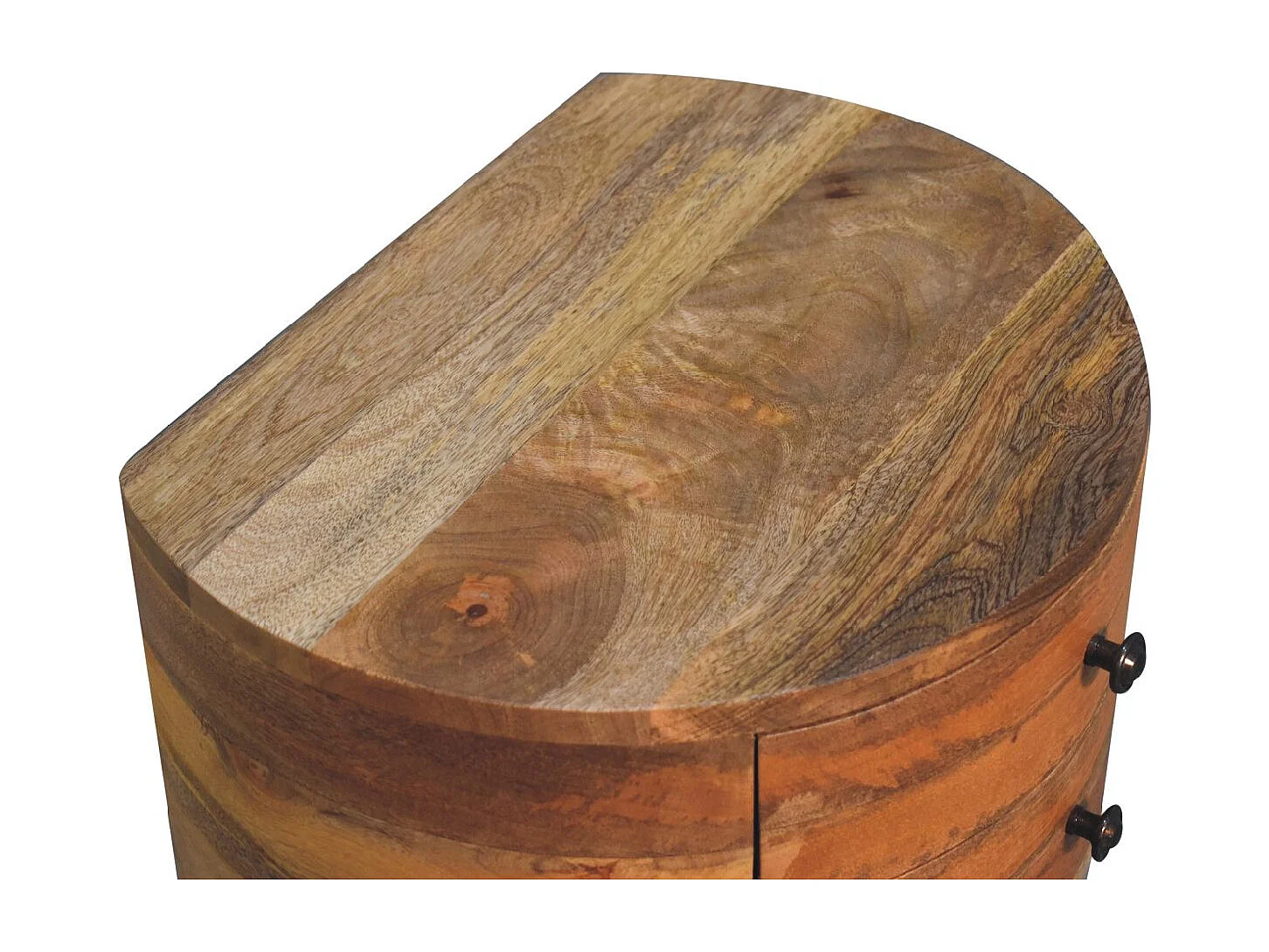 Artisan Furniture Solid Wood Odyssey Oak-ish Tripod Bedside