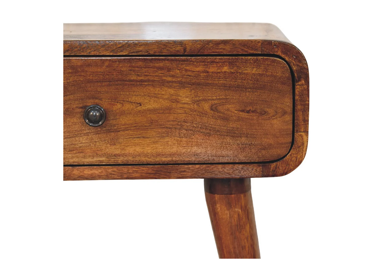 Artisan Furniture Solid Wood Avora Chestnut Nightstand with 1 drawer