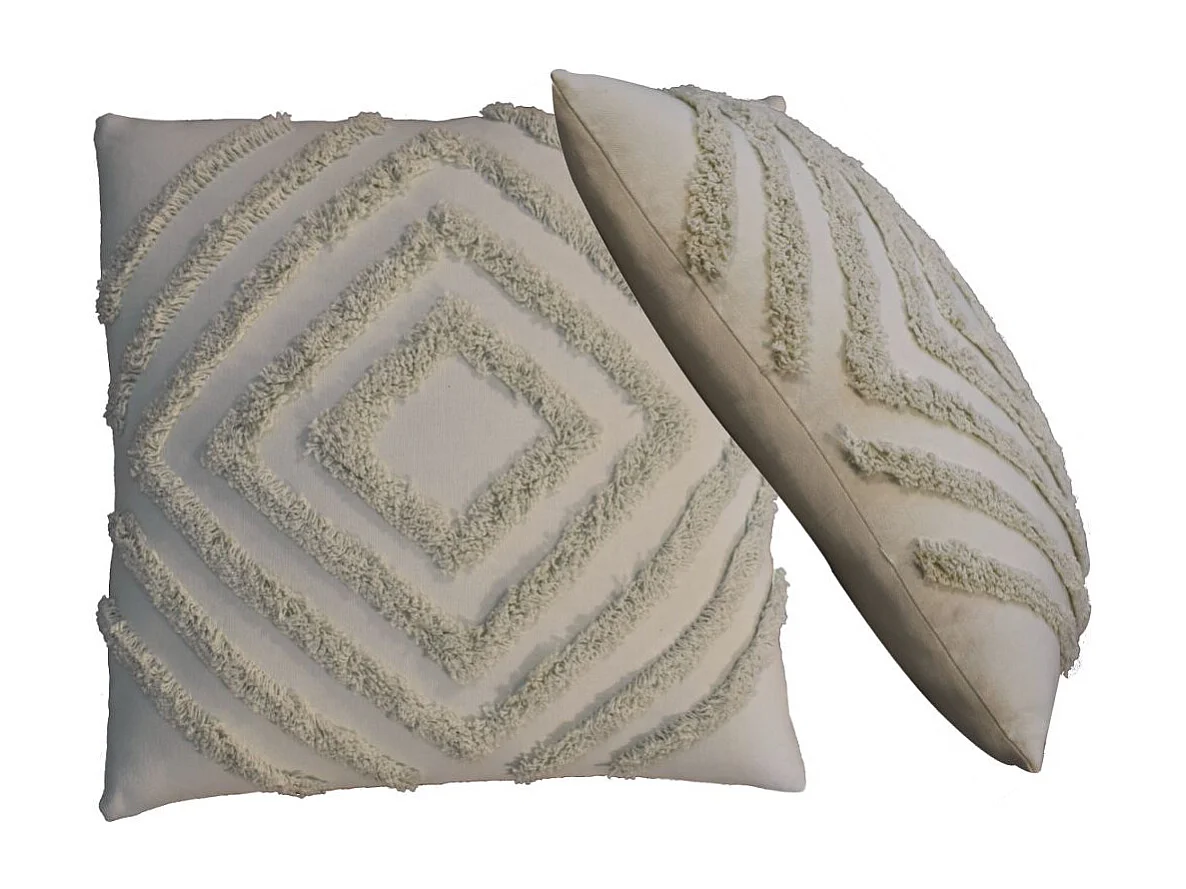 Artisan Furniture Solid Wood Tacy Sage Green Cushion Set of 2