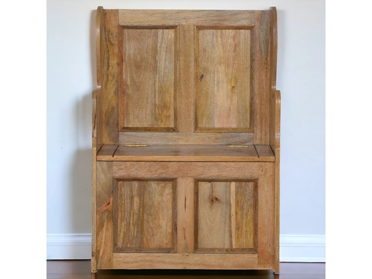 Artisan Furniture Solid Wood Small Monks Storage Bench