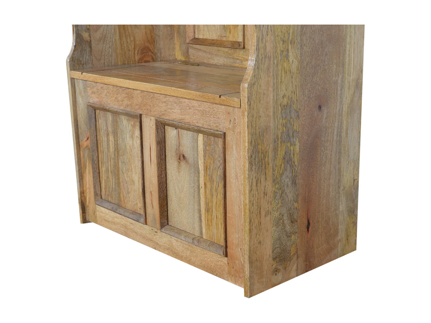Artisan Furniture Solid Wood Small Monks Storage Bench