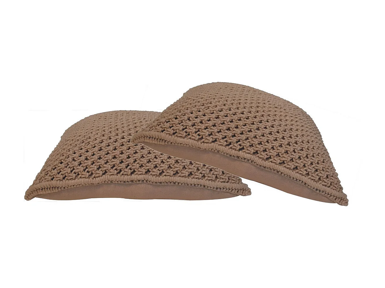 Artisan Furniture Solid Wood Myra Cushion Set of 2 - Coffee