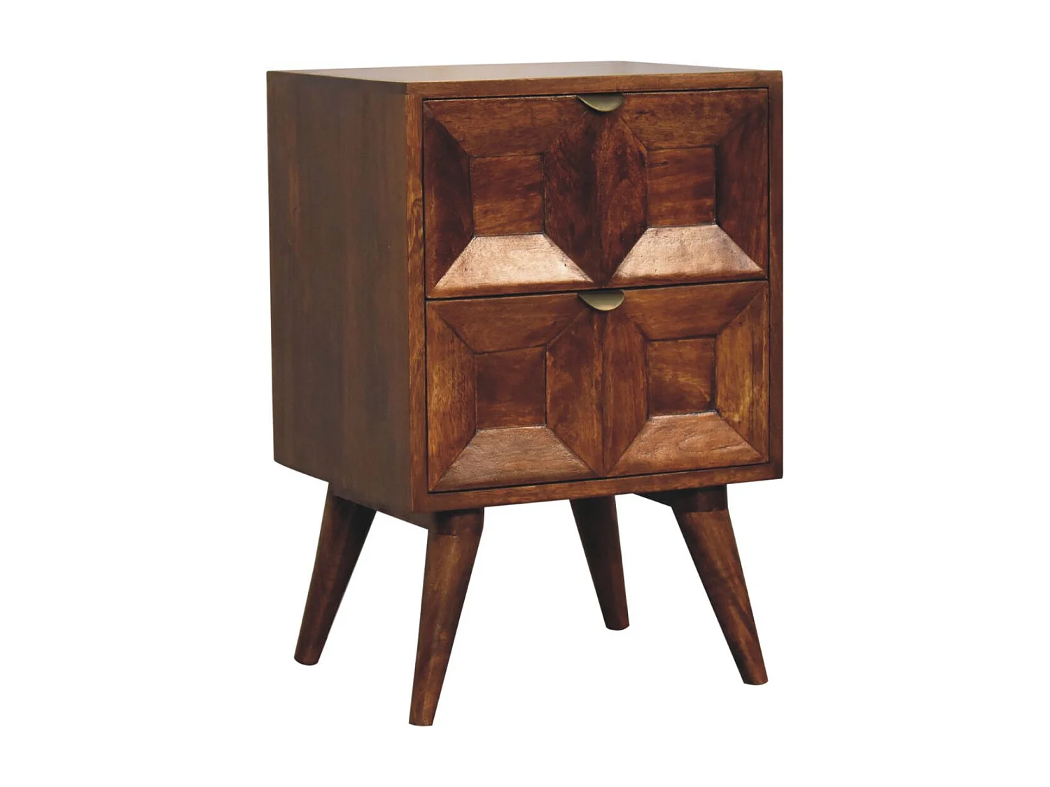 Artisan Furniture Solid Wood Quad Bedside