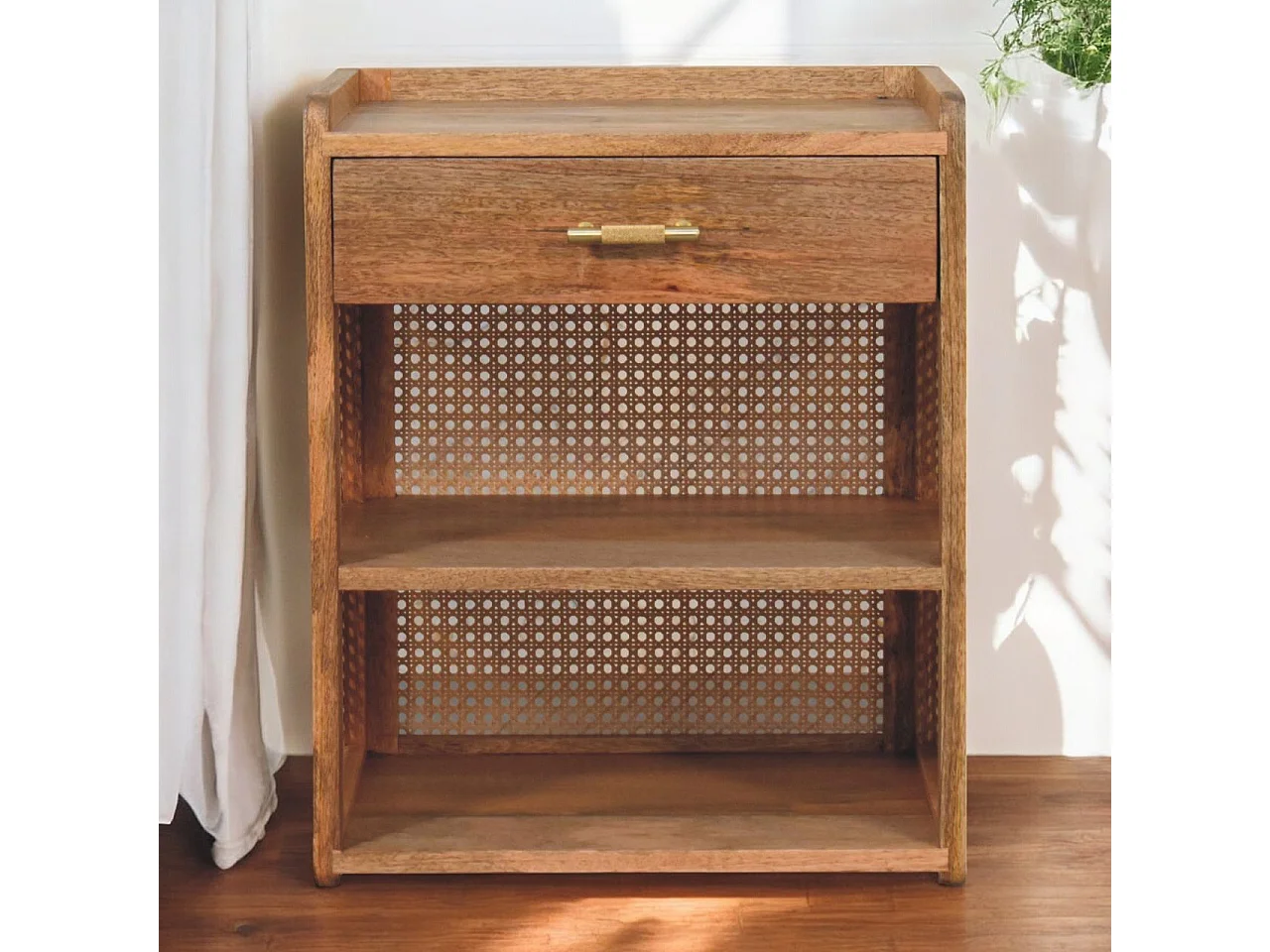 Artisan Furniture Solid Wood Larissa T-Bar Open Bedside