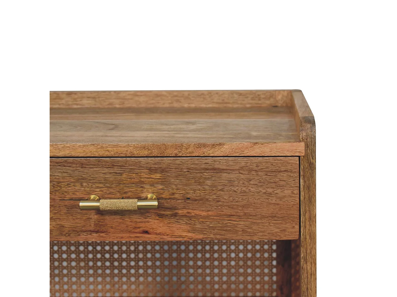 Artisan Furniture Solid Wood Larissa T-Bar Open Bedside