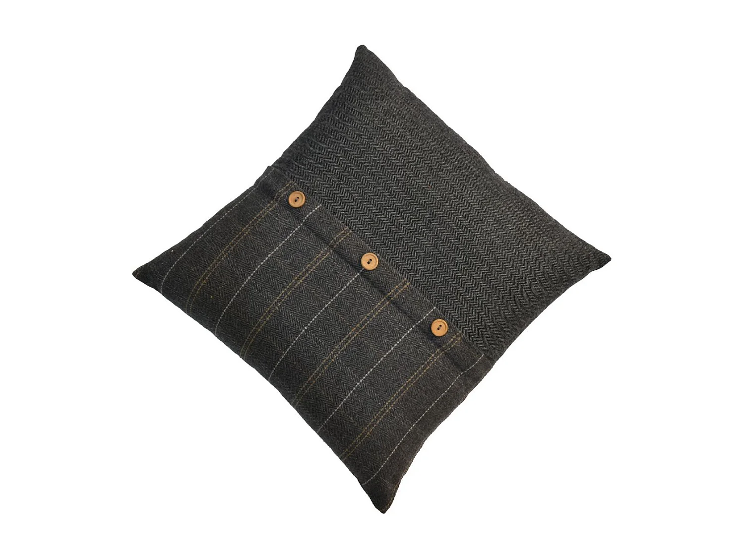 Artisan Furniture Solid Wood Quinn Pewter Cushion Set of 2