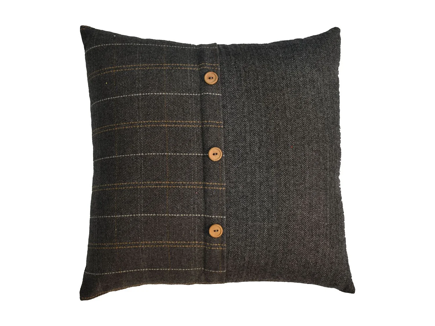 Artisan Furniture Solid Wood Quinn Pewter Cushion Set of 2