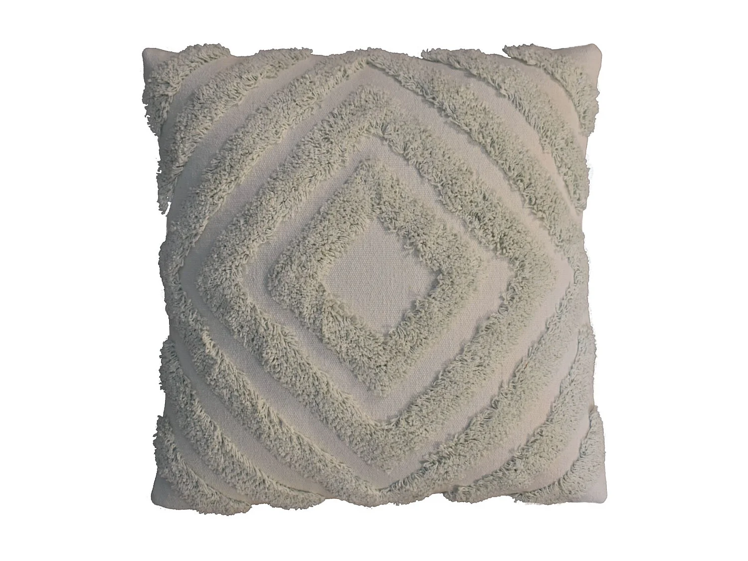 Artisan Furniture Solid Wood Sage Green Diamond Cushion Set of 2