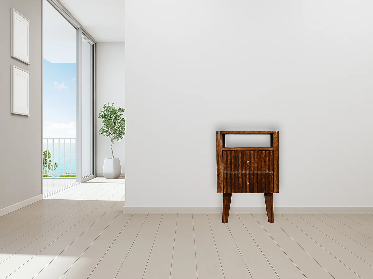 Artisan Furniture Solid Wood Reeve Bedside