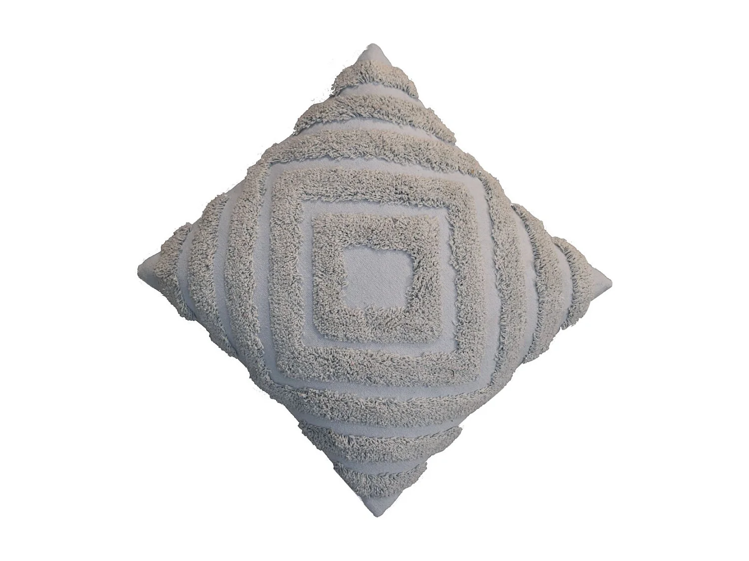 Artisan Furniture Solid Wood Grey Diamond Cushion Set of 2
