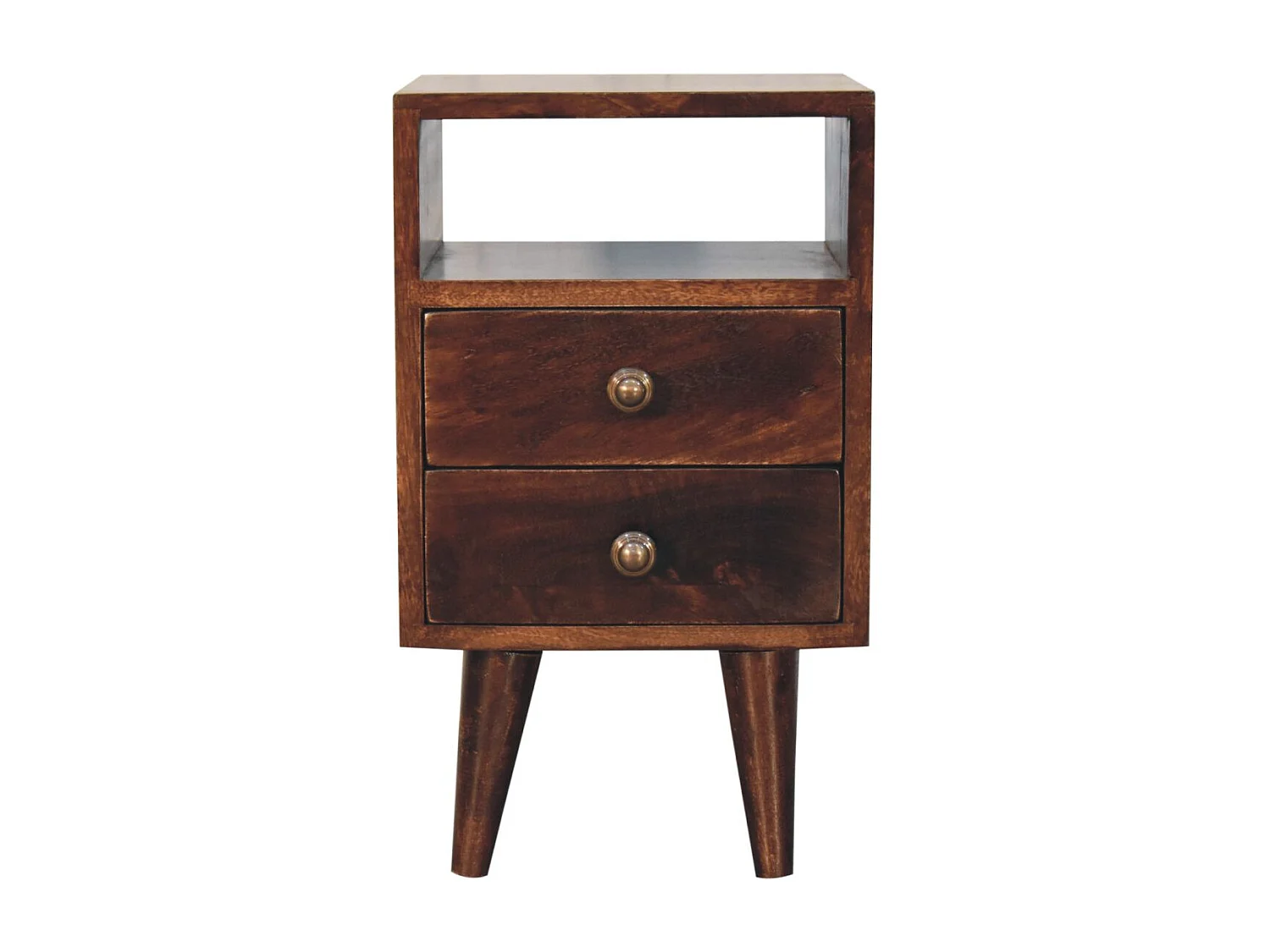 Artisan Furniture Solid Wood Mini Classic California Walnut Bedside