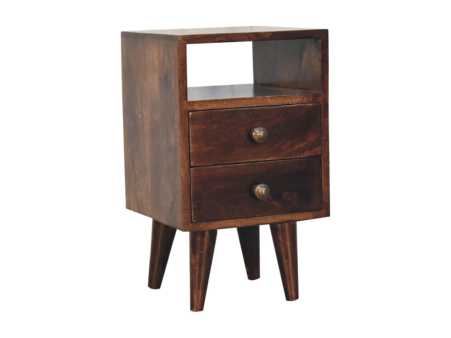 Artisan Furniture Solid Wood Mini Classic California Walnut Bedside