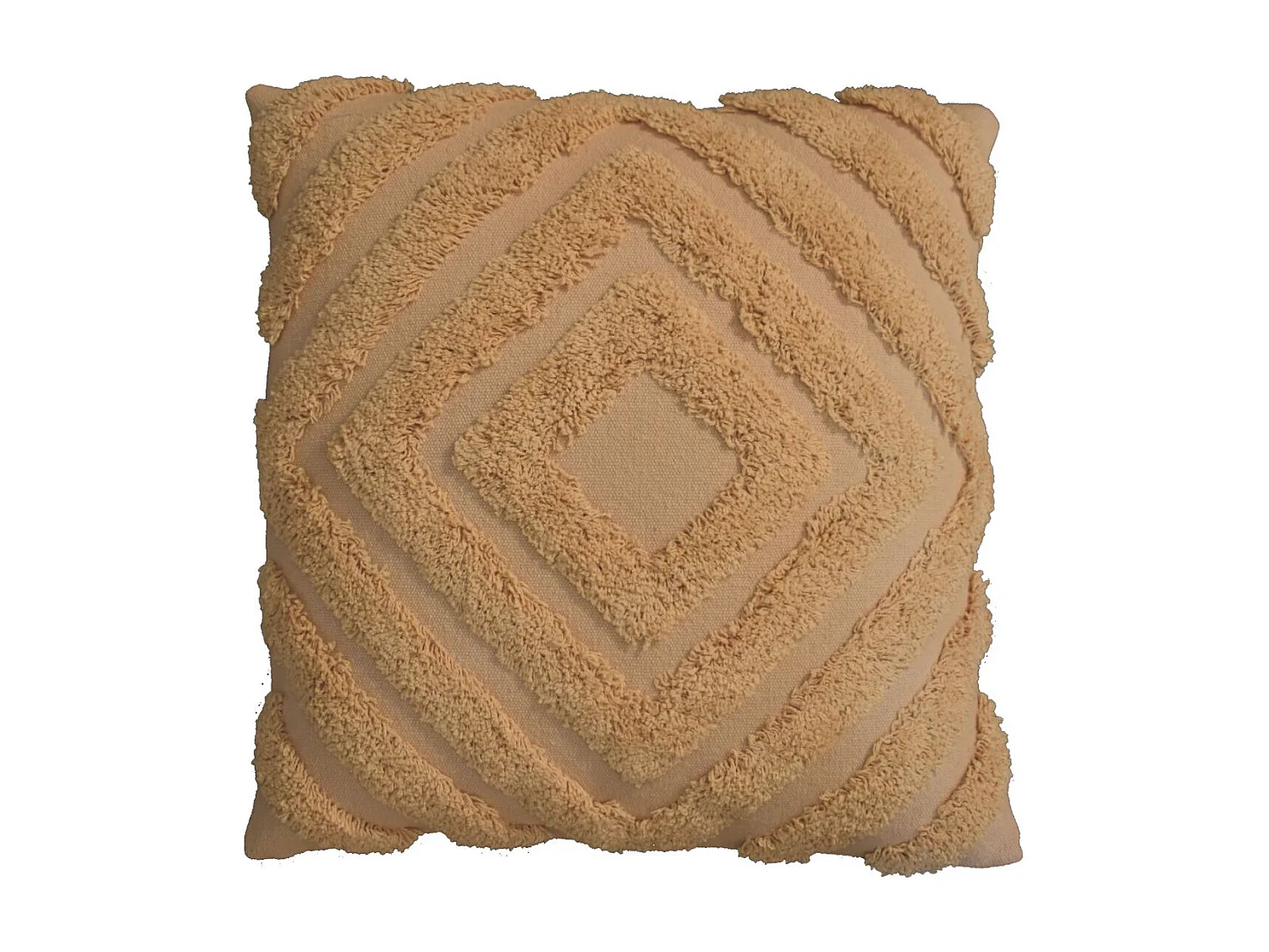 Artisan Furniture Solid Wood Mustard Diamond Cushion Set of 2