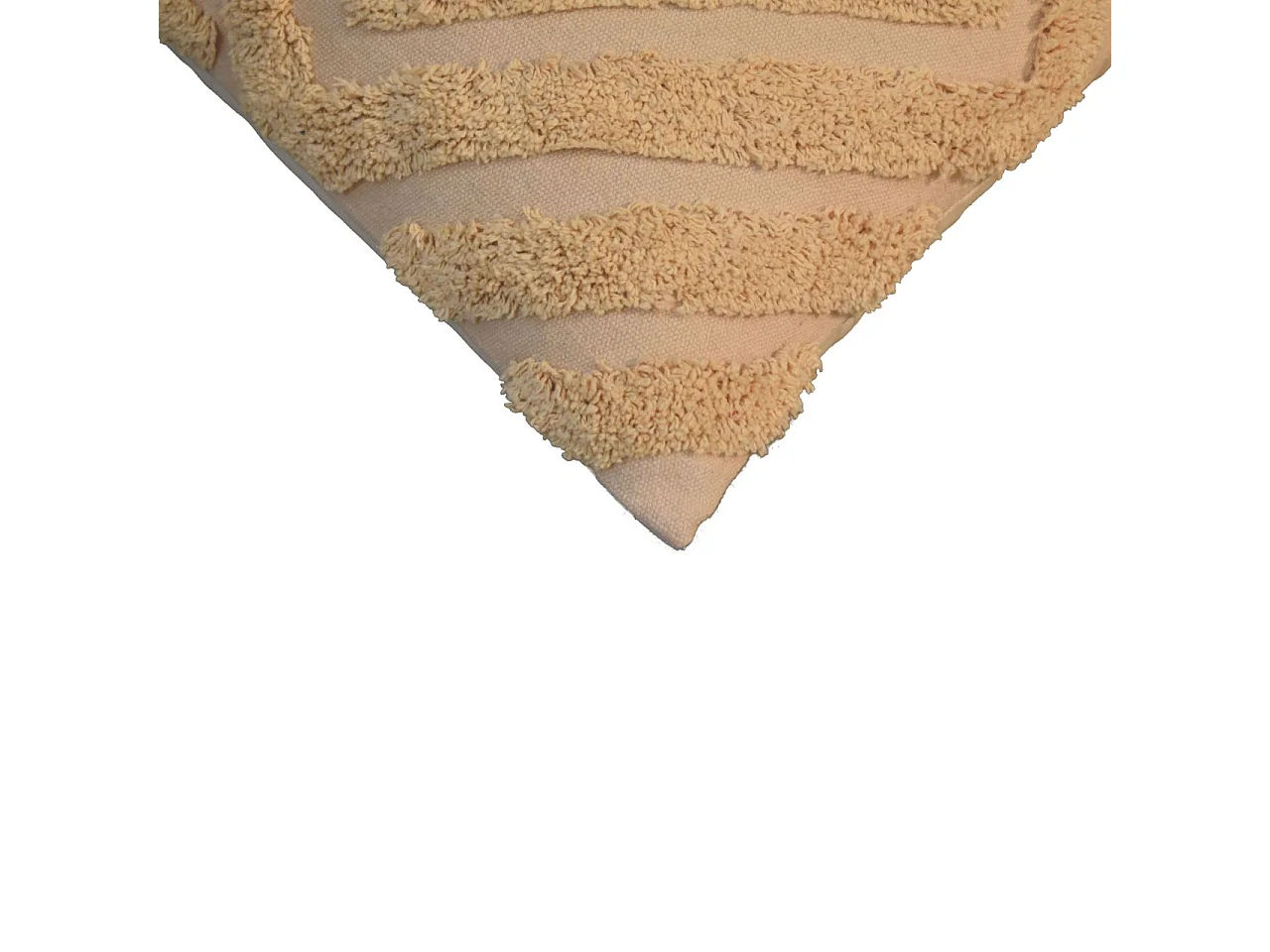 Artisan Furniture Solid Wood Mustard Diamond Cushion Set of 2