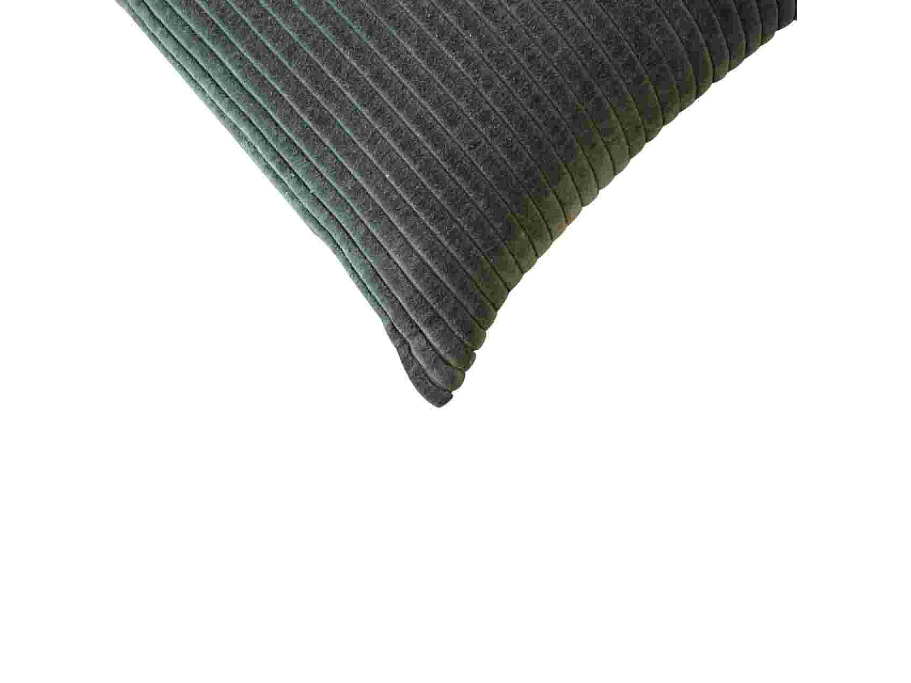 Artisan Furniture Solid Wood Ribbed Green Cushion Set of 2