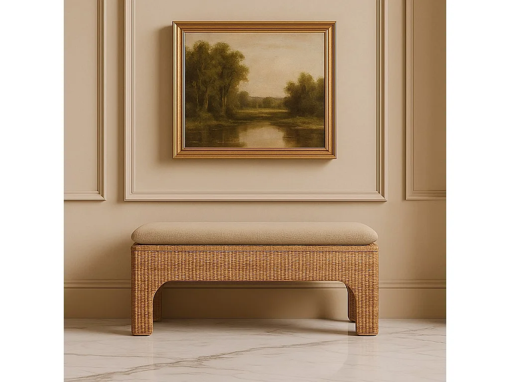 Artisan Furniture Solid Wood Rattan Harmony