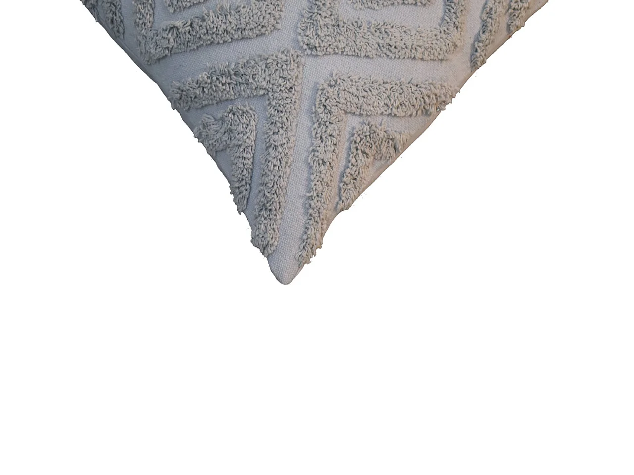 Artisan Furniture Solid Wood 2 Grey Mini Diamond Tassle Cushions
