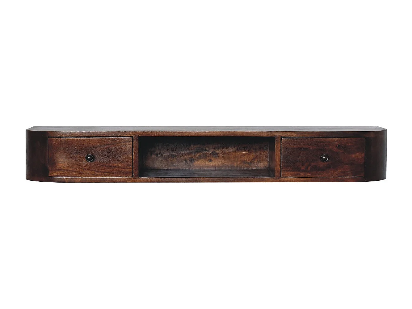 Artisan Furniture Solid Wood Lunar 2 Drawer Wall Mounted Console