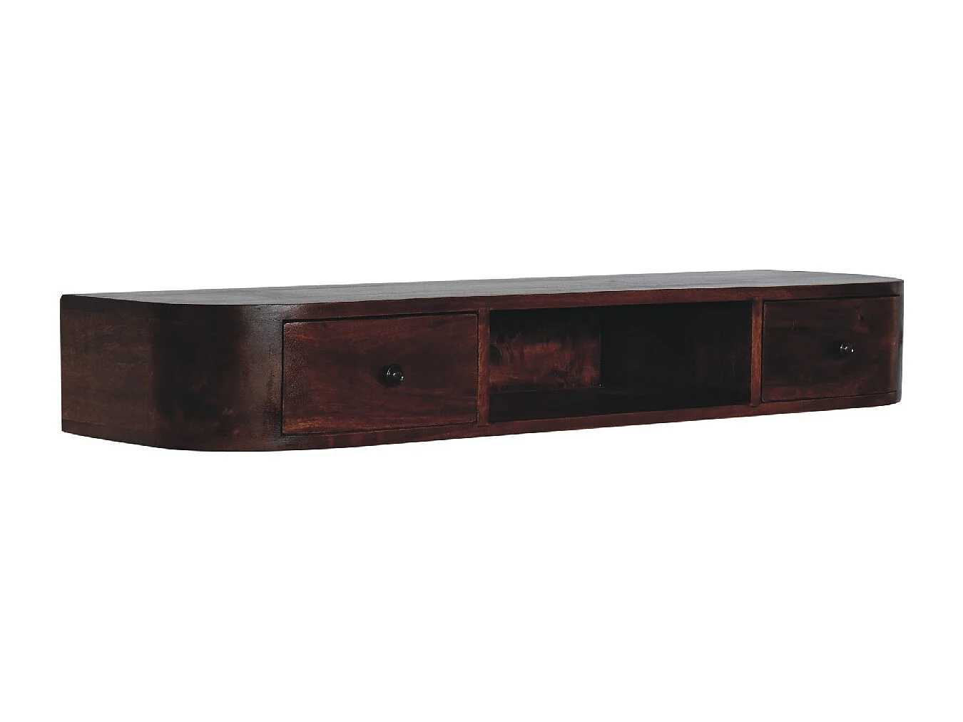 Artisan Furniture Solid Wood Lunar 2 Drawer Wall Mounted Console