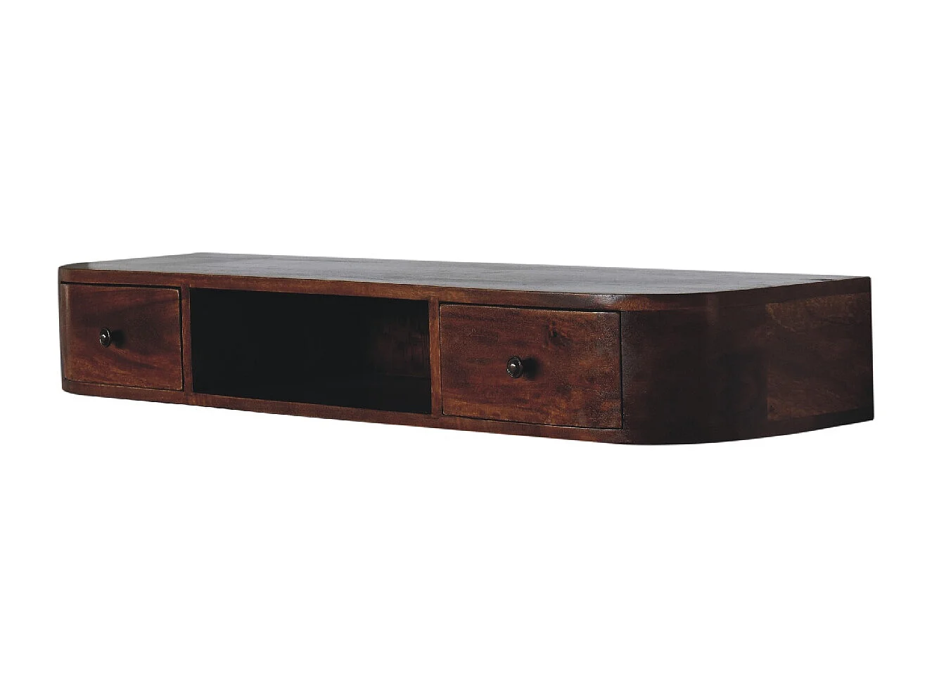 Artisan Furniture Solid Wood Lunar 2 Drawer Wall Mounted Console