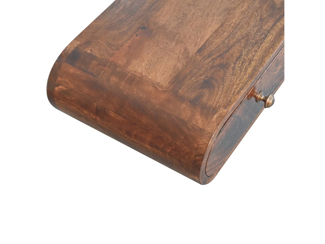Artisan Furniture Solid Wood Wall Mounted California Walnut Console Table