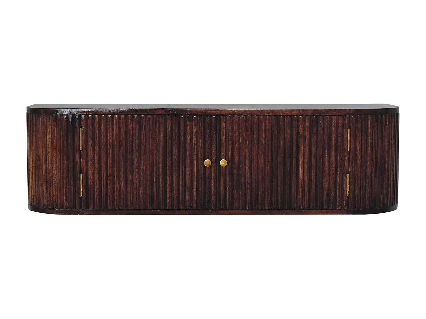 Artisan Furniture Solid Wood Chunky Chestnut Wall Mounted Console