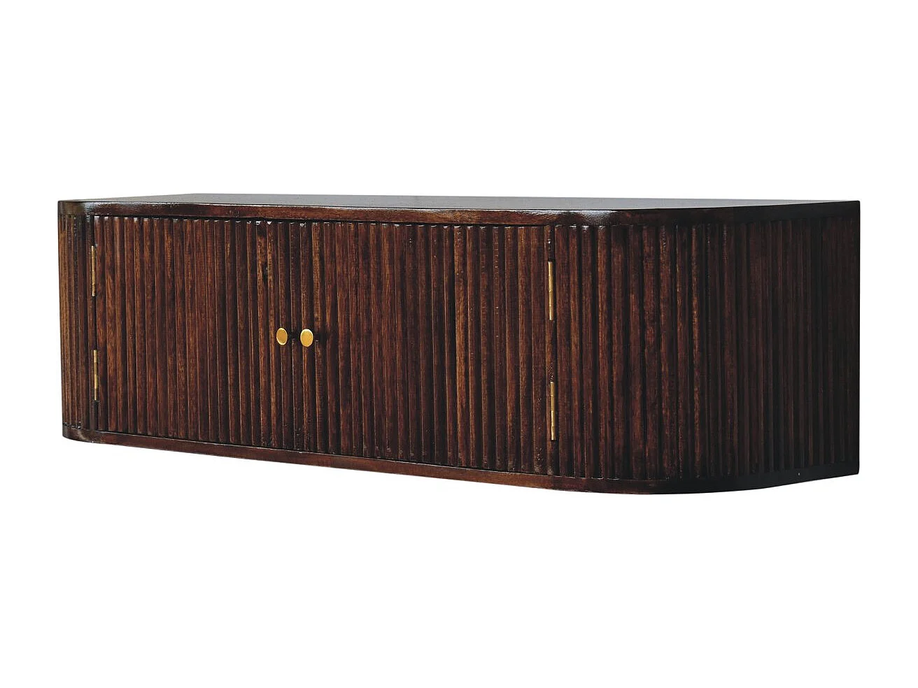 Artisan Furniture Solid Wood Chunky Chestnut Wall Mounted Console