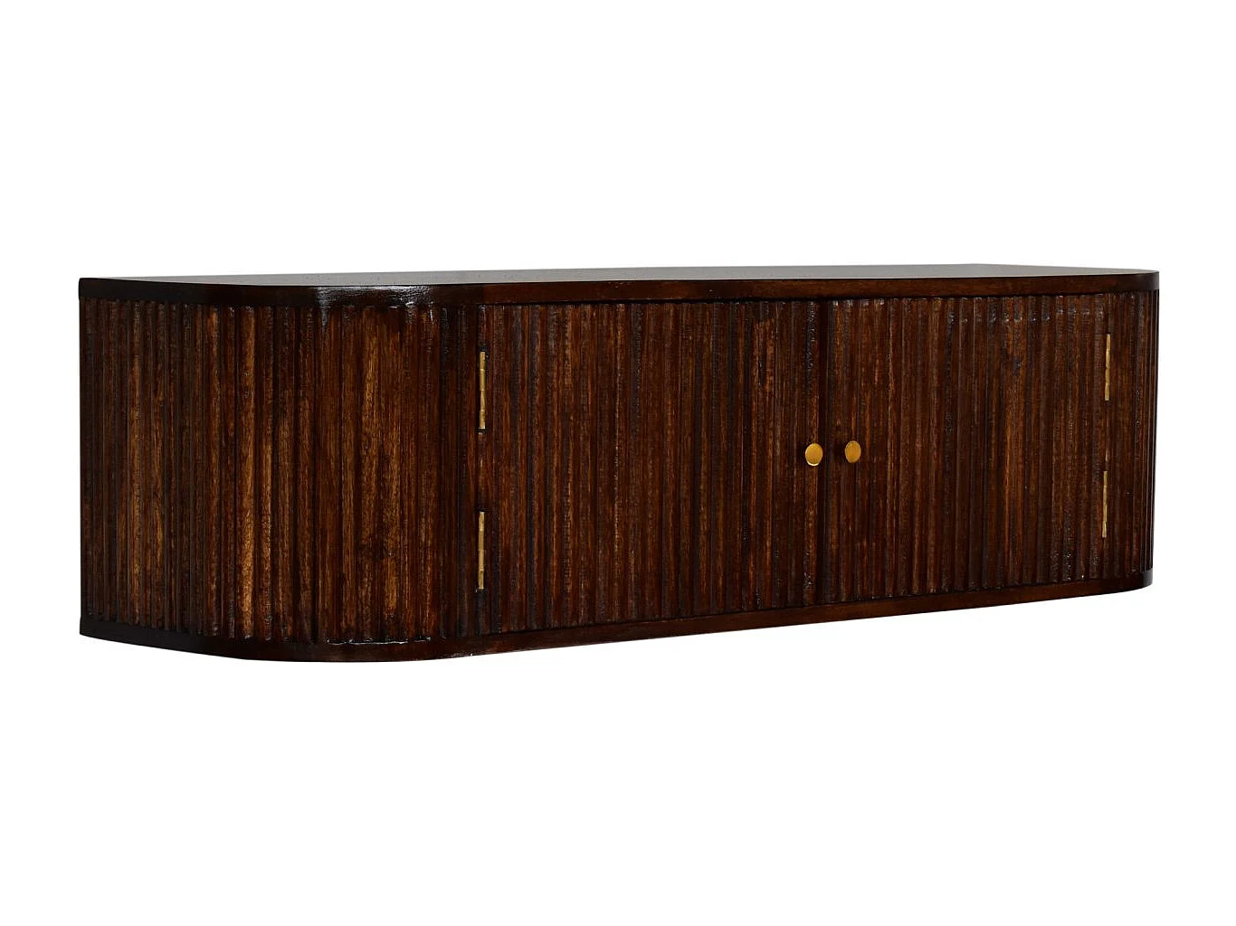 Artisan Furniture Solid Wood Chunky Chestnut Wall Mounted Console
