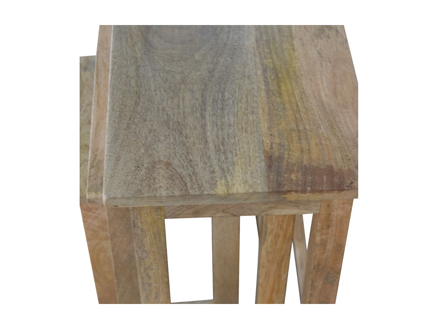 Artisan Furniture Solid Wood Country Solid Wood Stool Set of 3