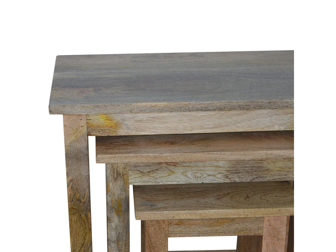 Artisan Furniture Solid Wood Country Solid Wood Stool Set of 3