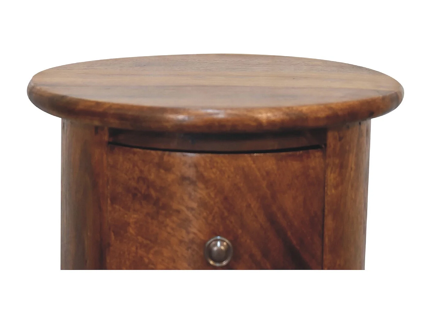 Artisan Furniture Solid Wood Mini Chestnut Drum Chest