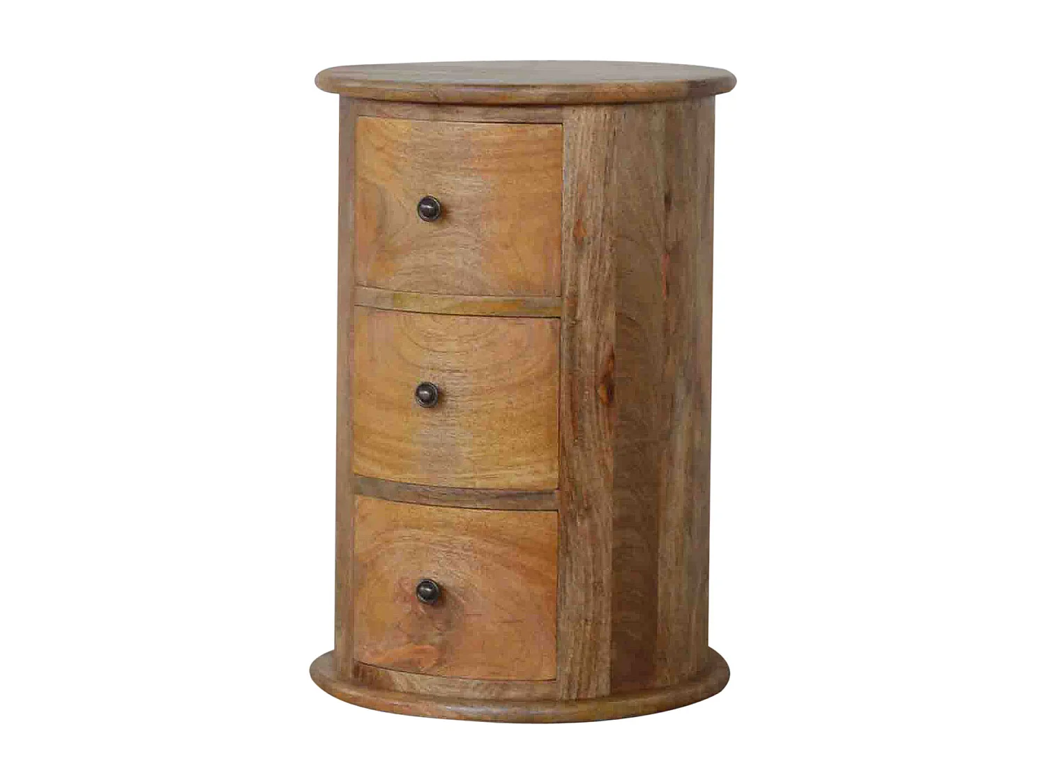 Artisan Furniture Solid Wood 3 Drawer Drum Chest