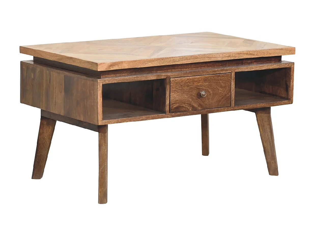 Artisan Furniture Solid Wood Classic Grey Granary Coffee Table