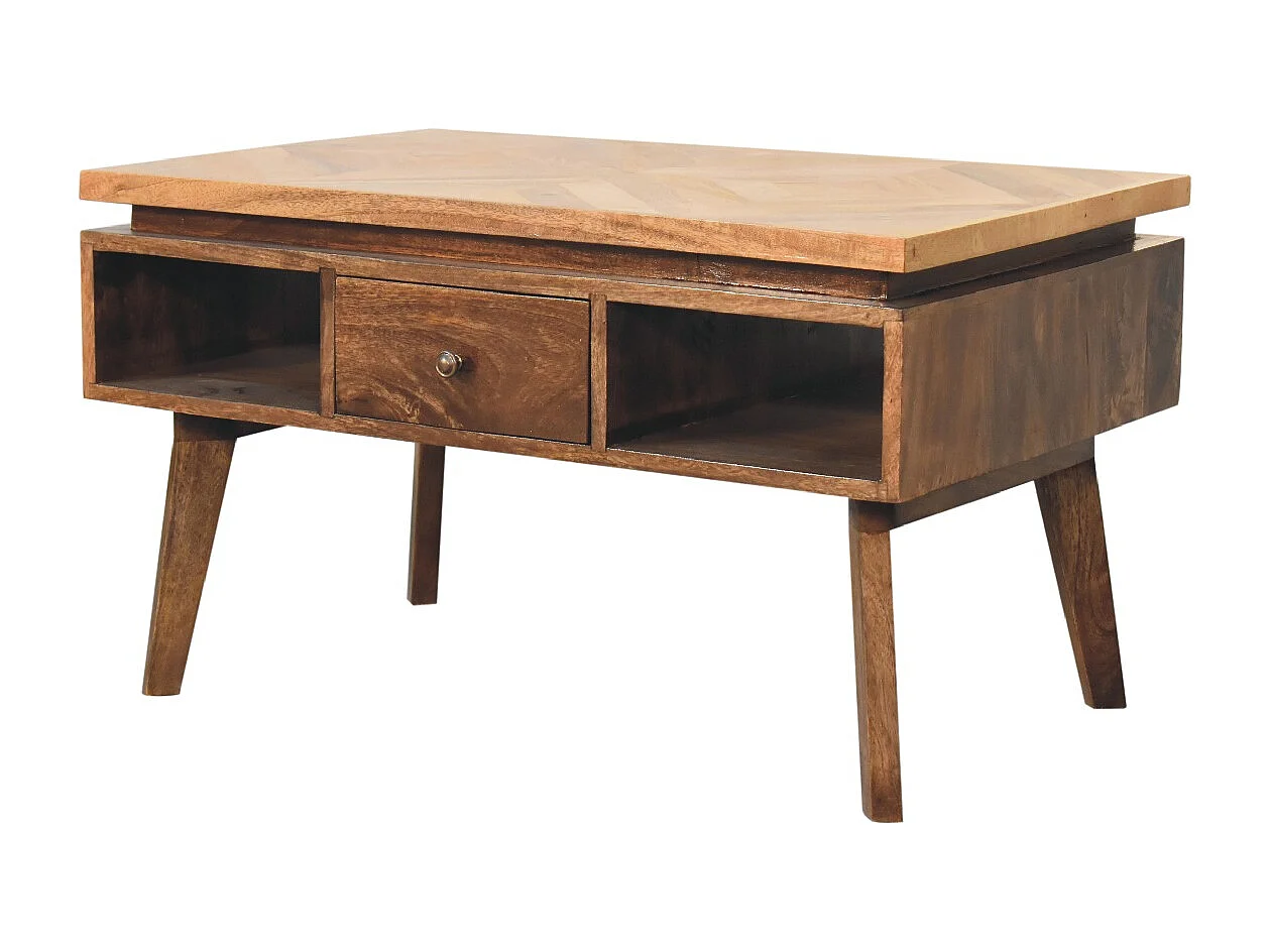 Artisan Furniture Solid Wood Classic Grey Granary Coffee Table