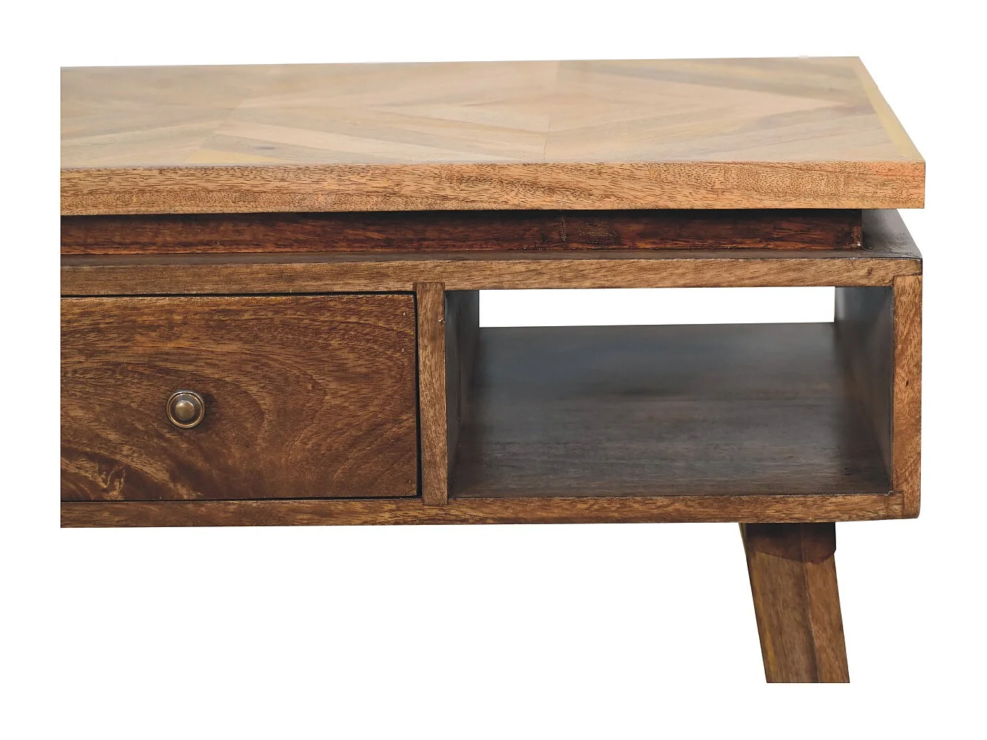 Artisan Furniture Solid Wood Classic Grey Granary Coffee Table
