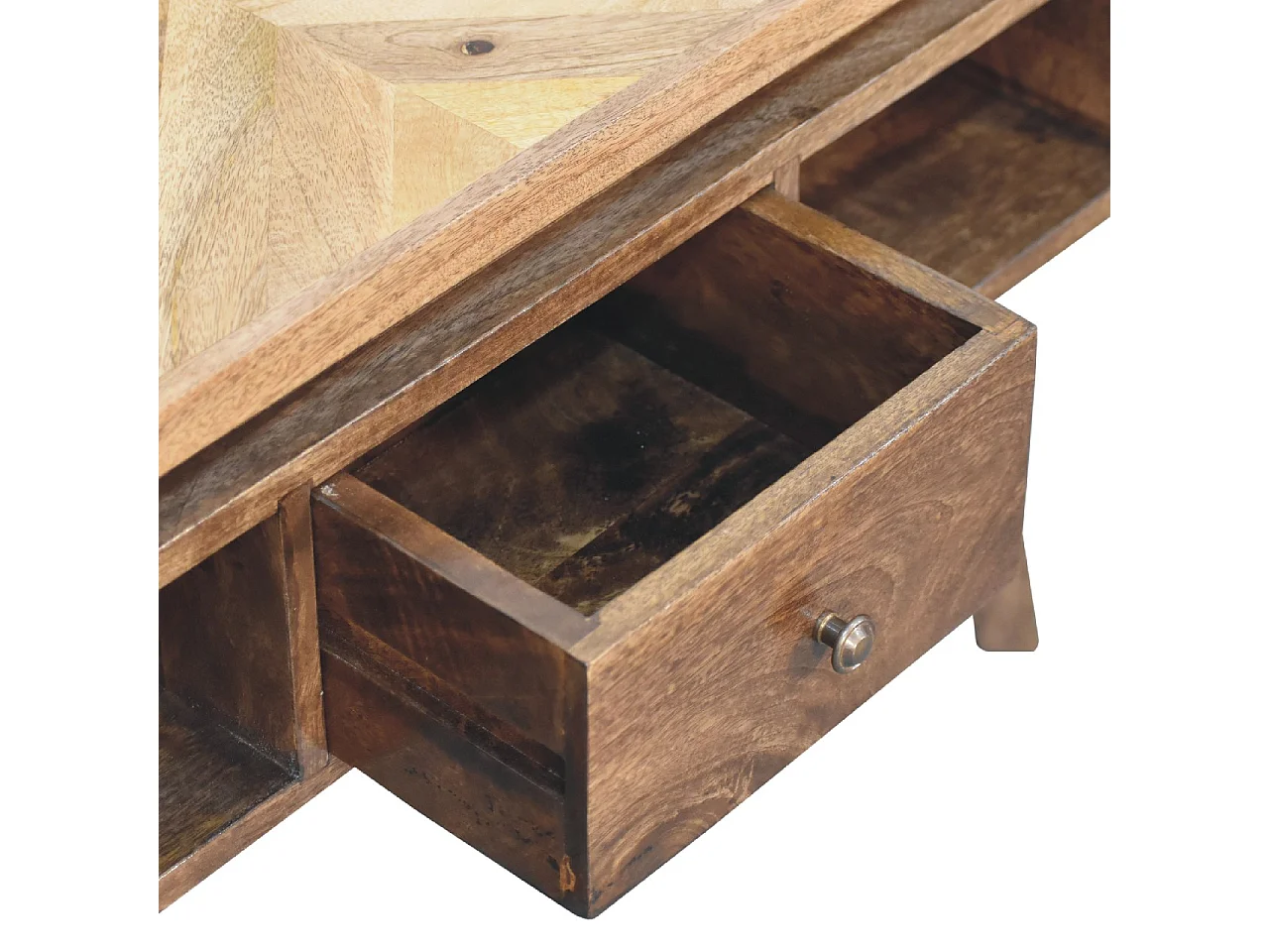 Artisan Furniture Solid Wood Classic Grey Granary Coffee Table