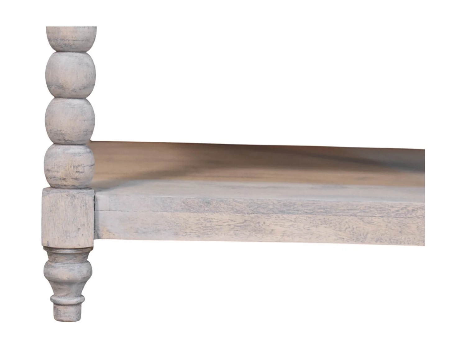 Artisan Furniture Solid Wood Spindle Acid Wash Coffee Table