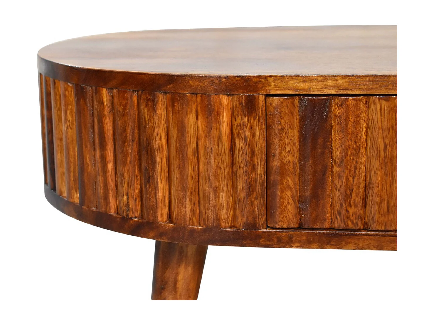 Artisan Furniture Solid Wood Stripe Chestnut Coffee Table