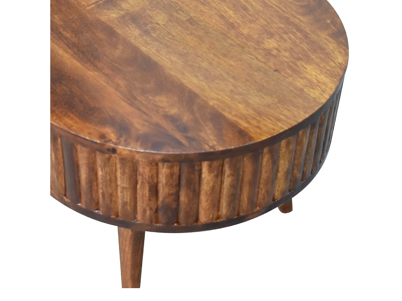Artisan Furniture Solid Wood Stripe Chestnut Coffee Table