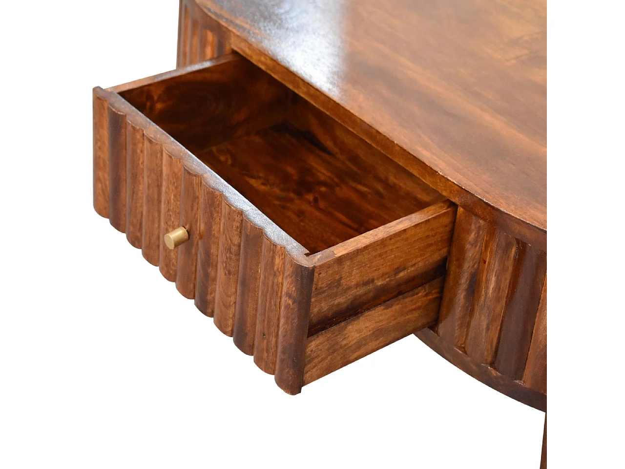 Artisan Furniture Solid Wood Stripe Chestnut Coffee Table