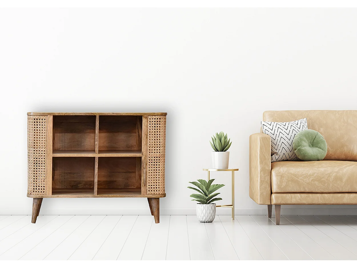 Artisan Furniture Solid Wood Larissa Open Double Cabinet