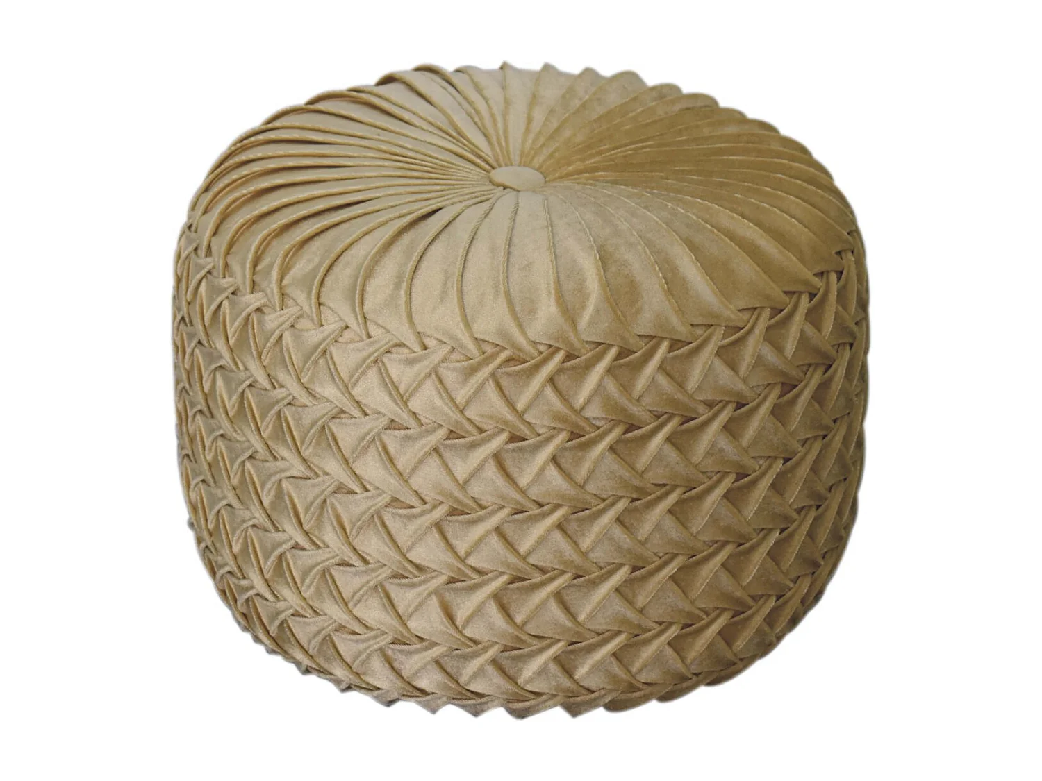 Artisan Furniture Solid Wood Ochre Hart Pouffe