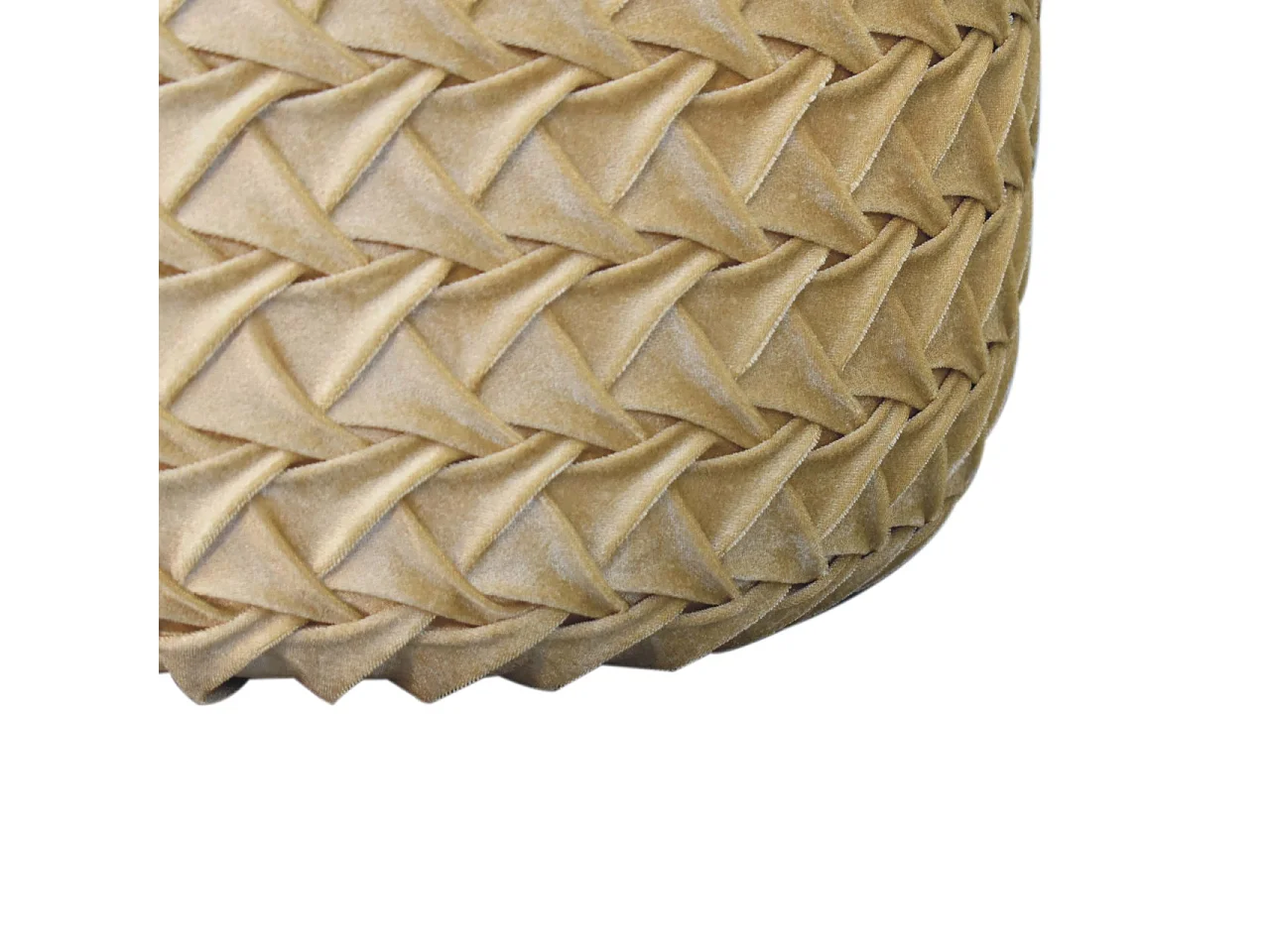 Artisan Furniture Solid Wood Ochre Hart Pouffe