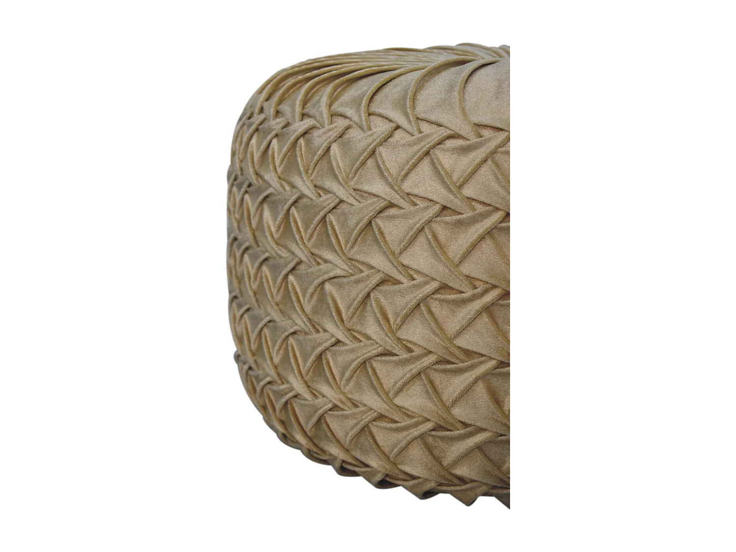 Artisan Furniture Solid Wood Ochre Hart Pouffe
