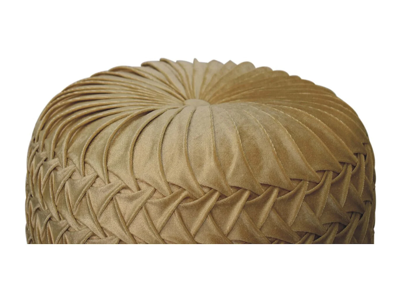 Artisan Furniture Solid Wood Ochre Hart Pouffe