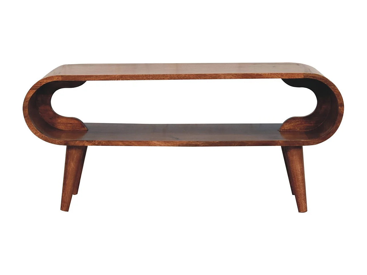 Artisan Furniture Solid Wood Amaya Nordic Style Honey Caramel Coffee Table