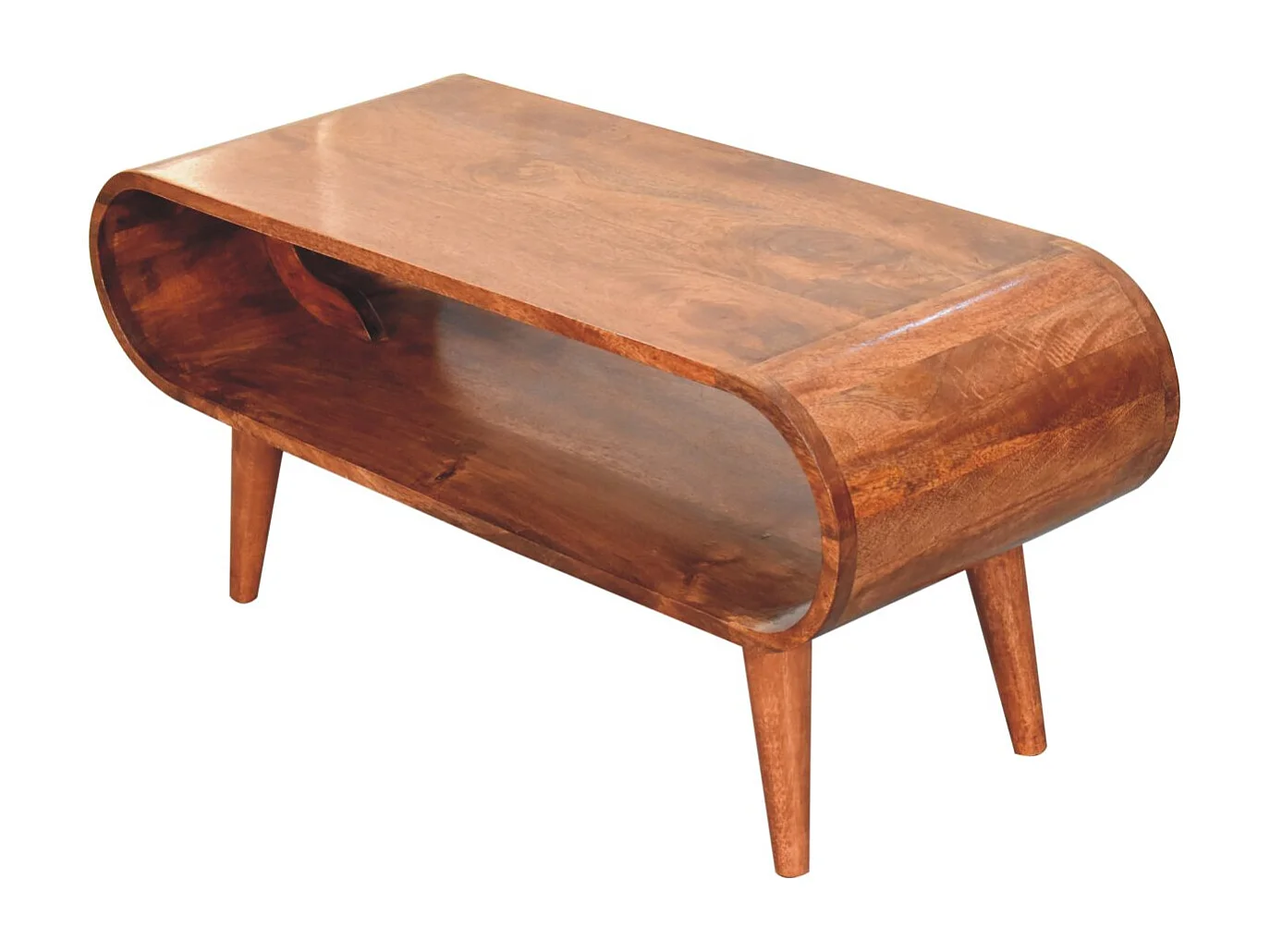 Artisan Furniture Solid Wood Amaya Nordic Style Honey Caramel Coffee Table